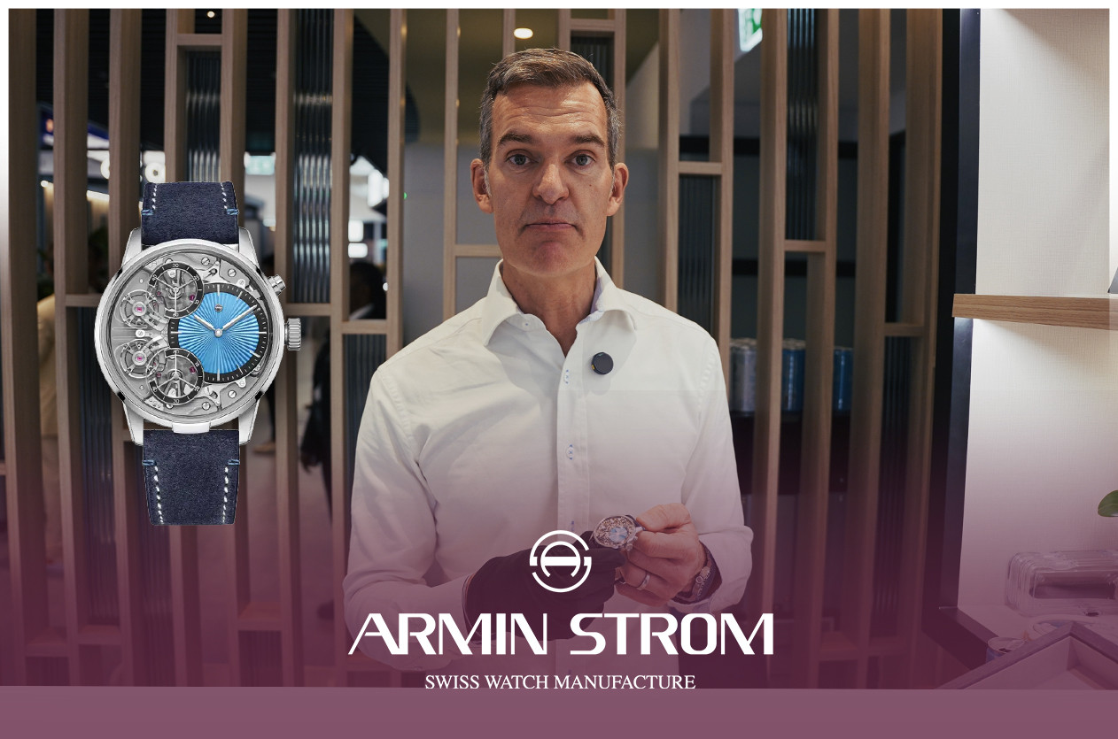 With "Claude Greisler, co-founder and chief watchmaker at Armin Strom