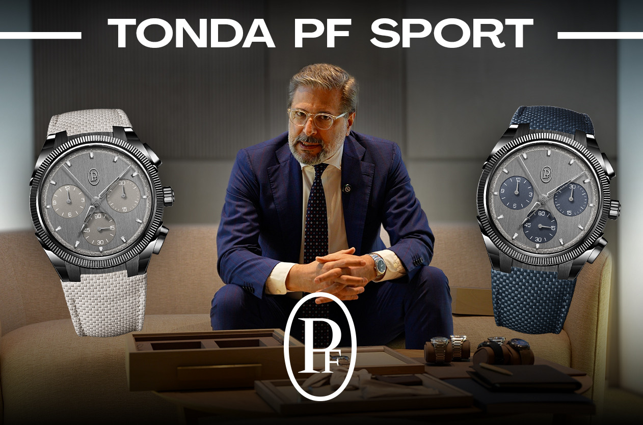 Guido Terreni, CEO of Parmigiani Fleurier, introduces the Tonda PF Sport Chronograph Cermet